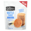 Julians Recipe Waffle Thins - Vanilla - Case of 8 - 5 oz.