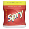 Spry Xylitol Gum - Stronger Longer Cinnamon - Case of 6 - 55 count