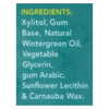 Spry Xylitol Gum - Stronger Longer Wintergreen - Case of 6 - 55 count