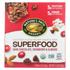 Nature's Path Superfood Bar - Organic - Dark Chocolate Cranberry Almond - Case of 6 - 4/1.3 oz