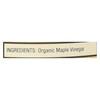 The Maple Guild Organic Vinegar - Maple - Case of 6 - 375 ML
