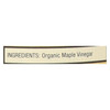 The Maple Guild Organic Vinegar - Maple - Case of 6 - 375 ML The Maple Guild Organic Vinegar - Maple - Case of 6 - 375 ML