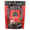 Lily's Sweets Chocolate Bar - Salted Almond Bark 70 % - Case of 12 - 4.25 oz.