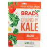 Brad's Plant Based Crunchy Kale - Nacho - Case of 12 - 2 oz.