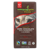 Endangered Species Natural Chocolate Bars - Dark Chocolate - 72 Percent Cocoa - Cranberries and Almonds - 3 oz Bars - Case of 12