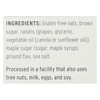 Gluten Freeda Instant Oatmeal - Maple Raisin - Case of 8 - 11.05 oz.