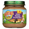 Earth's Best Organic Plum Banana Brown Rice Baby Food - Stage 2 - Case of 12 - 4 oz.