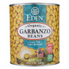 Eden Foods Organic Garbanzo Bean - Case of 6 - 108 oz.