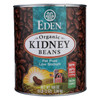 Eden Foods Organic Kidney Beans - Case of 6 - 108 oz.