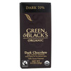 Green and Black's Organic Chocolate Bars - Dark Chocolate - 70 Percent Cacao - 3.5 oz Bars - Case of 10