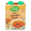 Pacific Natural Foods Chicken Broth - Free Range - Case of 6 - 8 Fl oz.