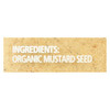 Simply Organic Mustard Seed - Organic - Ground - Yellow - 3.07 oz