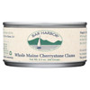 Bar Harbor - Whole Maine Cherrystone Clams - Case of 12 - 6.5 oz.