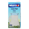 Westsoy Low Fat Soymilk - Plain - Case of 12 - 32 Fl oz.