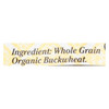 Bob's Red Mill - Organic Buckwheat Flour - 22 oz - Case of 4