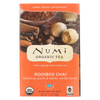 Numi Tea Organic Herbal Tea - Rooibos Chai - Case of 6 - 18 Bags