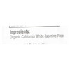 Lundberg Family Farms Organic Jasmine White Rice - Single Bulk Item - 25LB