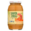 Santa Cruz Organic Apple Sauce - Peach - Case of 12 - 23 oz.