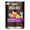 Castor and Pollux Organic Dog Food - Chicken and Potatoes - Case of 12 - 12.7 oz.