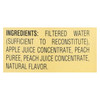 R.W. Knudsen Family Juice - Peach Nectar - Case of 12 - 32 oz.