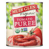 Muir Glen Muir Tomato Puree - Tomato - Case of 12 - 28 oz.