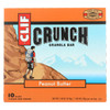 Clif Bar Organic Crunch Granola Bar - Peanut Butter - Case of 12 - 1.5 oz.