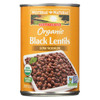 Westbrae Foods Organic Black Lentils Beans - Case of 12 - 15 oz.