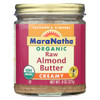 Maranatha Natural Foods Organic Almond Butter - Raw & Creamy & No Salt - Case of 3 - 8 oz Maranatha Natural Foods Organic Almond Butter - Raw & Creamy & No Salt - Case of 3 - 8 oz