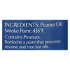 Loriva Oil - Roasted Peanut - Expeller Pressed - 12.7 oz - case of 6