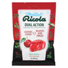 Ricola Dual Action Cough Drops - Cherry - Case of 12 - 19 Pack