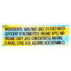 Apple and Eve Organics 100 Percent Juice - Grape - Case of 9 - 200 ml