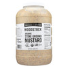 Woodstock Organic Stone Ground Mustard - Case of 4 - 128 OZ Woodstock Organic Stone Ground Mustard - Case of 4 - 128 OZ