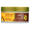 Alba Botanica Hawaiian Body Cream Coconut Milk - 6.5 oz