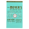 Mrs. Meyer's Clean Day - Dryer Sheets - Basil - Case of 12 - 80 Sheets Mrs. Meyer's Clean Day - Dryer Sheets - Basil - Case of 12 - 80 Sheets