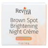 Reviva Labs - Brown Spot Night Cream Skin Lightening - 1 oz