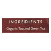 Choice Organic Teas Ban-Cha Toasted Green Tea - 16 Tea Bags - Case of 6