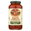 Rao's Specialty Food - Pasta Sauce Tomato Basil - EA of 1-24 OZ Rao's Specialty Food - Pasta Sauce Tomato Basil - EA of 1-24 OZ