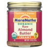 Maranatha Natural Foods Raw Almond Butter - Case of 12 - 8 oz.