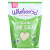 Wholesome Sweeteners Sugar - Organic - Milled - Unrefined - Case of 12 lbs