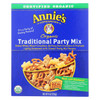Annie's Homegrown Snack Mix - Baked Whole Wheat Crackers, Buttery Rich Crackers and Pretzels Lightly Seasoned With Classic Party Mix Flavors - Case of 12 - 9 oz. Annie's Homegrown Snack Mix - Baked Whole Wheat Crackers, Buttery Rich Crackers and Pretzels Lightly Seasoned With Classic Party Mix Flavors - Case of 12 - 9 oz.