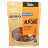 Woodstock Non-GMO Almonds, Roasted and Salted - Case of 8 - 7.5 OZ