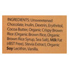 Lily's Sweets Chocolate Bar - Dark Chocolate - 55 Percent Cocoa - Crispy Rice - 3 oz Bars - Case of 12