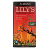 Lily's Sweets Chocolate Bar - Dark Chocolate - 55 Percent Cocoa - Almond - 3 oz Bars - Case of 12 Lily's Sweets Chocolate Bar - Dark Chocolate - 55 Percent Cocoa - Almond - 3 oz Bars - Case of 12