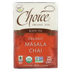 Choice Organic Teas Black Tea Masala Chai - Case of 6 - 16 Bags