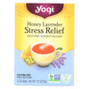 Yogi Stress ReliefHerbal Tea Caffeine Free Honey Lavender - 16 Tea Bags - Case of 6