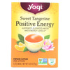 Yogi Positive Energy Herbal Tea Sweet Tangerine - 16 Tea Bags - Case of 6