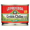 La Preferida Green Chiles - Diced - Case of 24 - 4 oz.