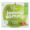 Plum Kids Jammy Sammy Snacks - Apple Cinnamon and Oatmeal - Case of 6 - 1.03 oz. Plum Kids Jammy Sammy Snacks - Apple Cinnamon and Oatmeal - Case of 6 - 1.03 oz.
