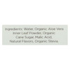 Aloe Gloe White Grape Organic Aloe Water - Case of 12 - 15.2 fl oz.