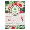 Traditional Medicinals Organic Herbal Tea - Hibiscus - Case of 6 - 16 Bags